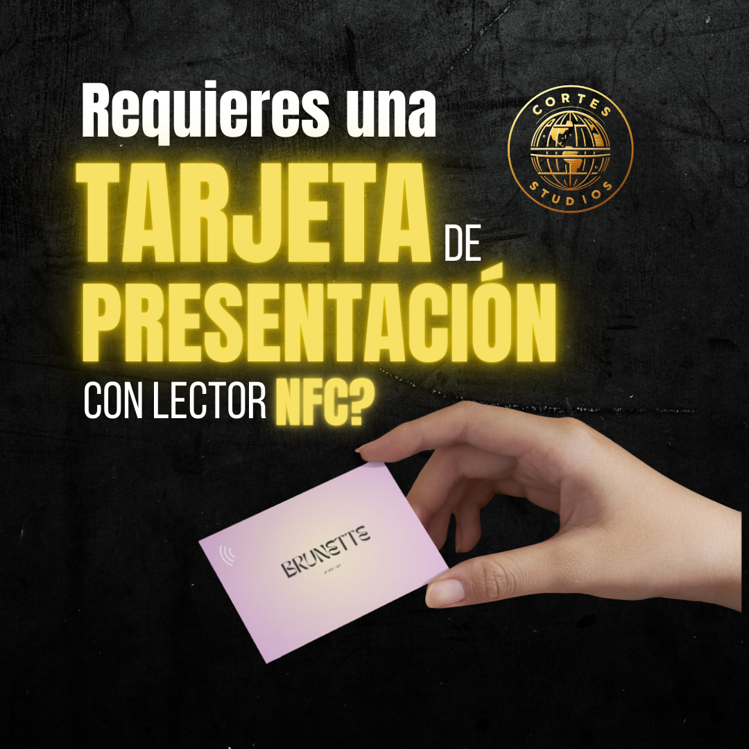 Tarjeta de presentación para tus redes o página web